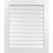 Ekena Millwork Vertical Surface Mount PVC Gable Vent: Functional, w/ 3-1/2"W x 1"P Standard Frame, 32"W x 38"H GVPVE32X3801SF - alternate 1